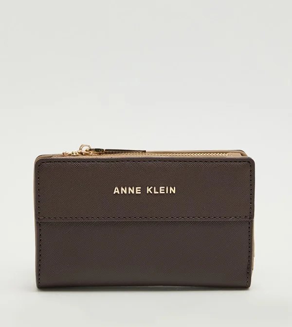 Anne Klein Textured Zippered Wallet